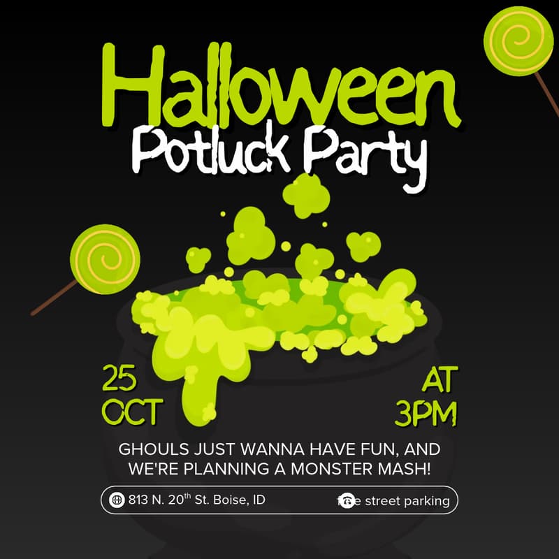 Cover Image for October Potluck!