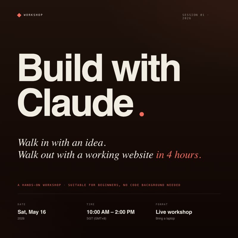 Cover Image for Build with Claude: From Idea to Live Website in 4 hrs