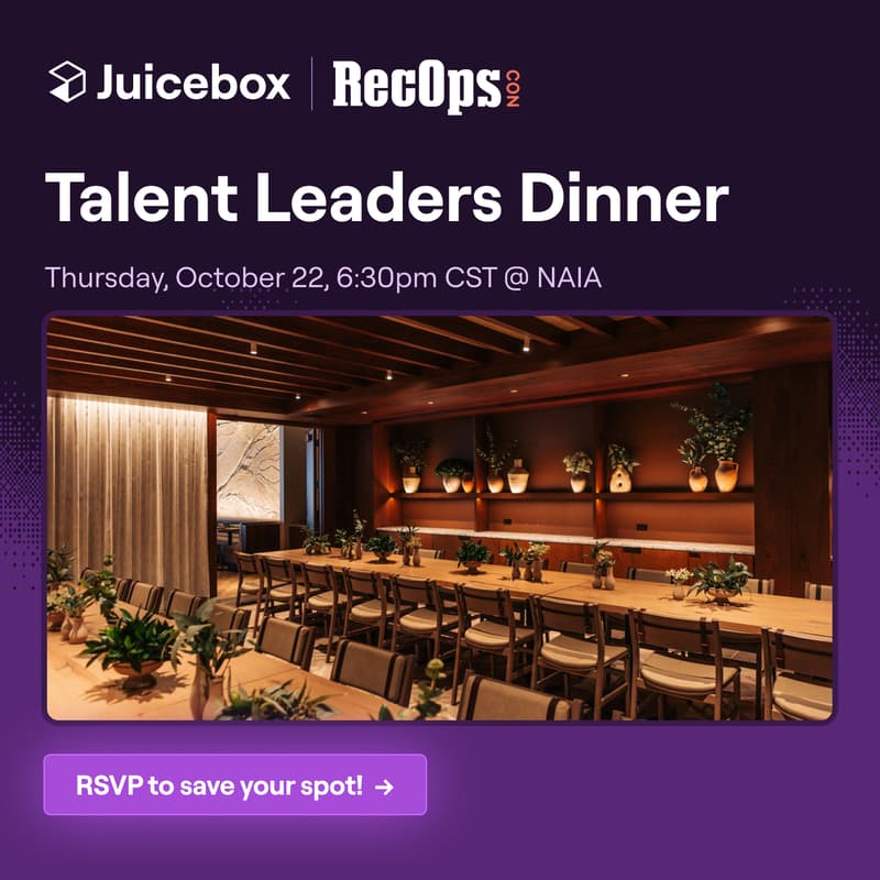 Cover Image for Talent Leaders Dinner
