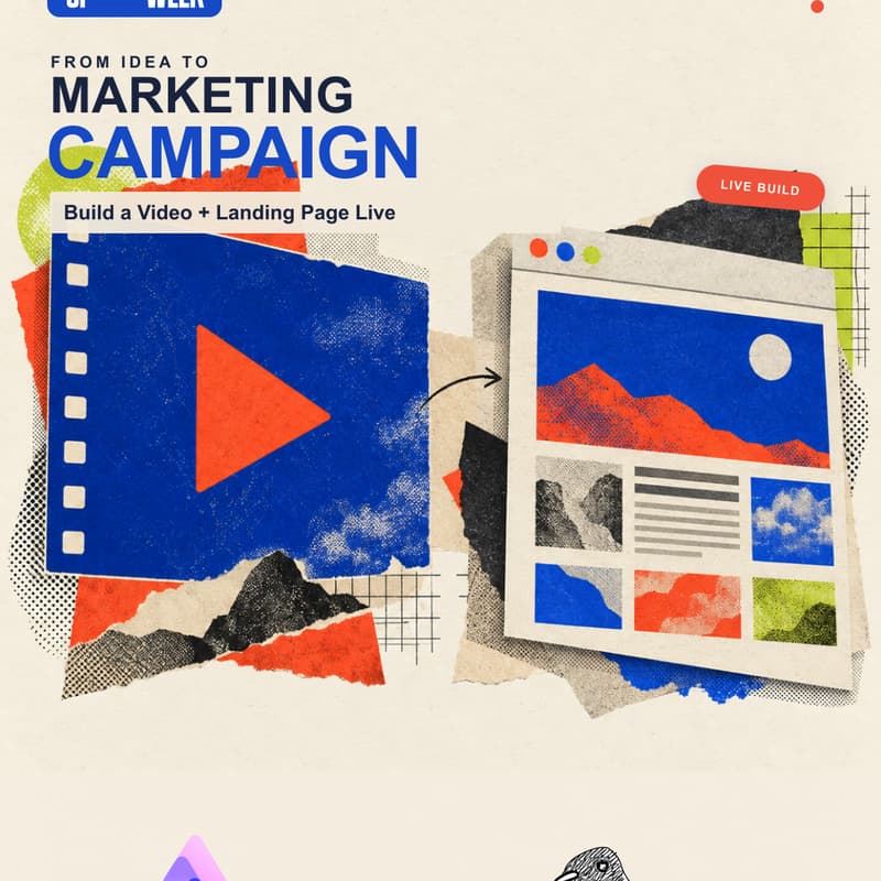 Cover Image for From Idea to Marketing Campaign: Build a Video + Landing Page #SFTechWeek