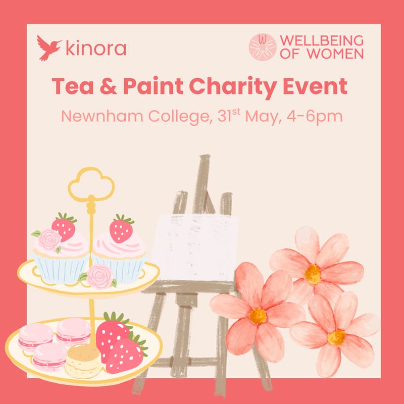 Cover Image for Charity Tea & Paint Afternoon - Kinora x Wellbeing of Women