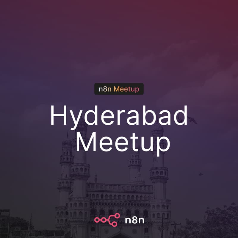 Cover Image for n8n Meetup Hyderabad