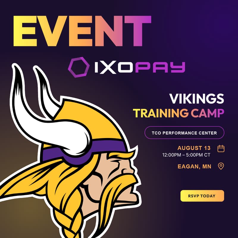 Cover Image for Minnesota Vikings Training Camp with IXOPAY