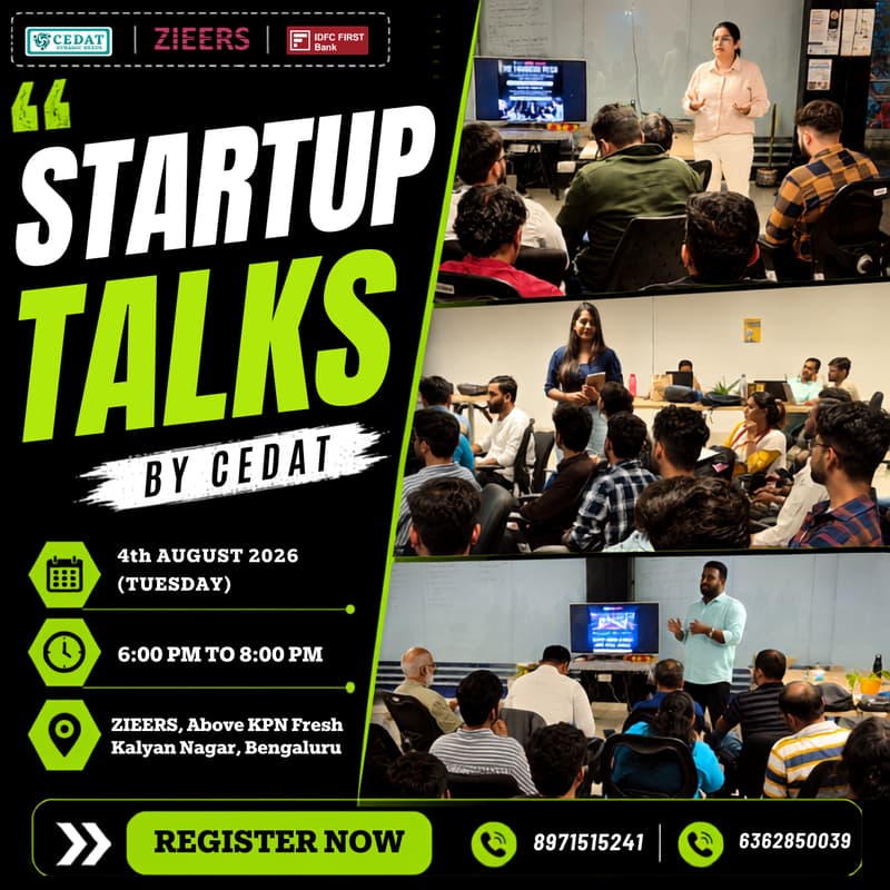 Cover Image for Startup Talks by CEDAT