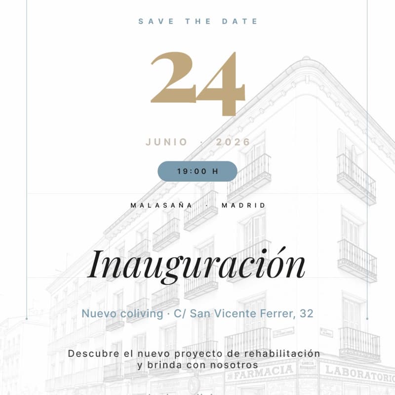 Cover Image for Inauguración · Sharing co_living Malasaña