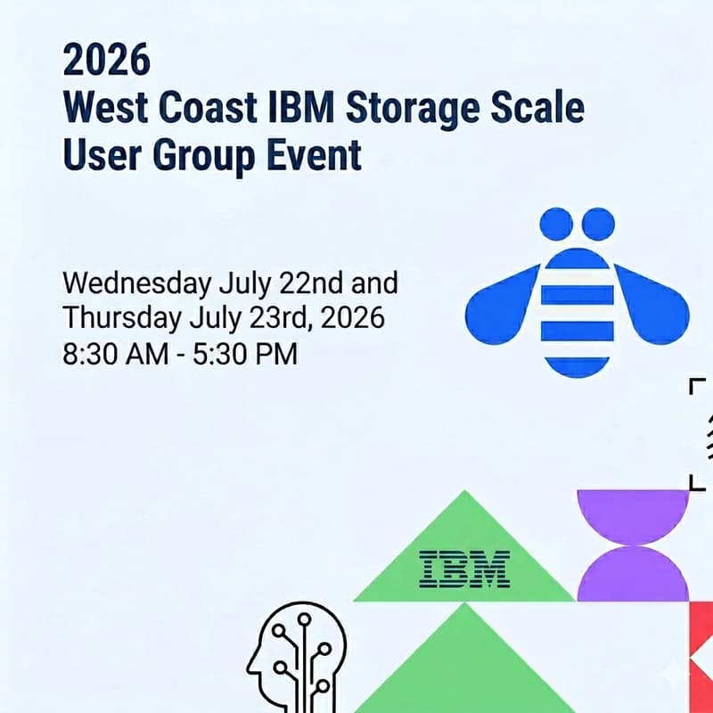 Cover Image for 2026 West Coast IBM Storage Scale User Group Event