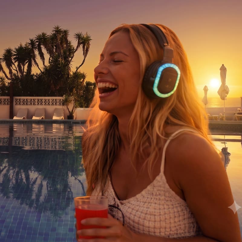 Cover Image for Silent Sunset Party at Pool on the Hill