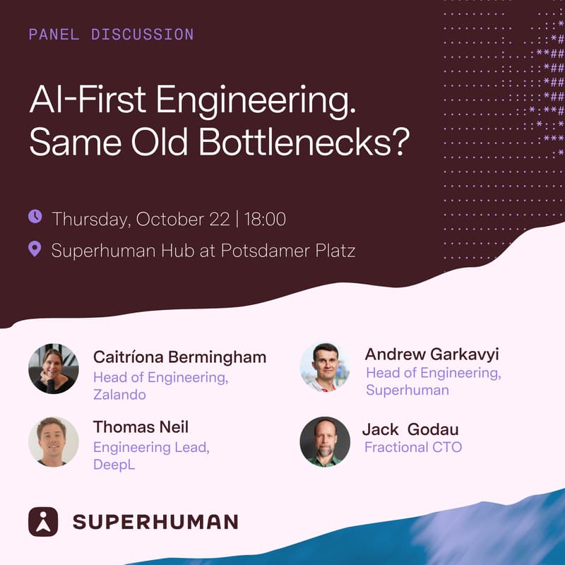 Cover Image for AI-First Engineering. Same Old Bottlenecks? | Panel Discussion
