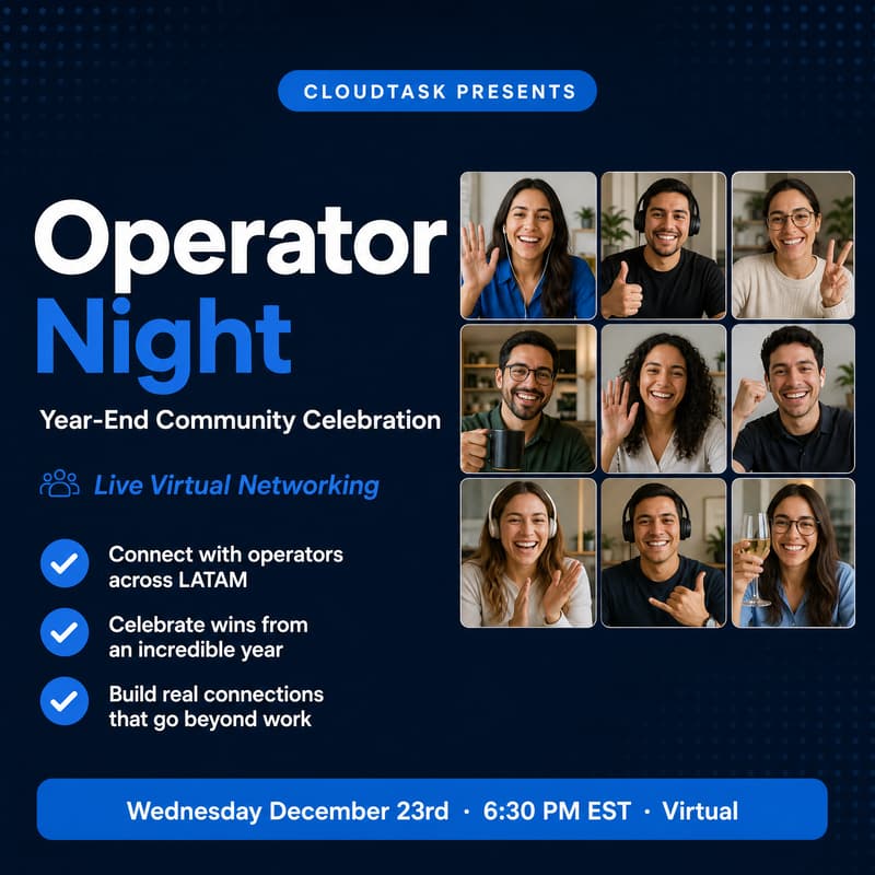 Cover Image for Operator Night: Year-End Community Celebration — Wed, Dec 23, 6:30 PM EST