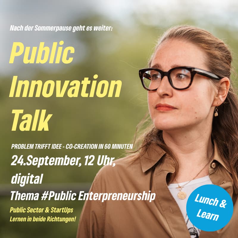 Cover Image for Public Innovation Talk #4 | Public Enterpreneurship