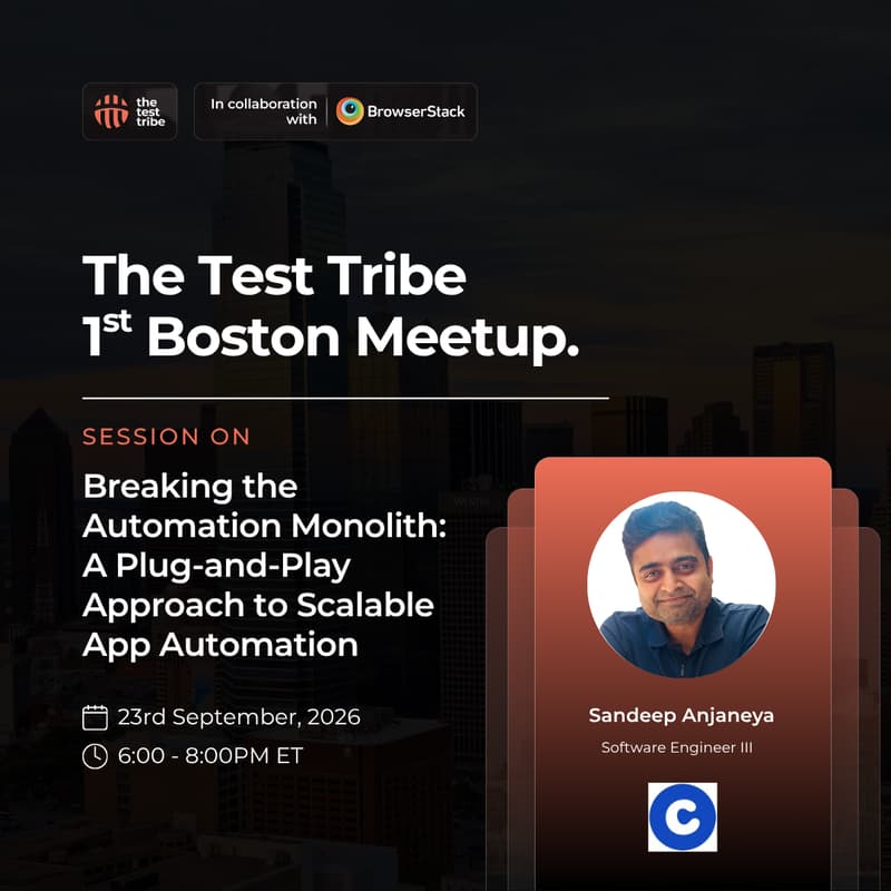 Cover Image for Breaking the Automation Monolith - 1st Boston Meetup