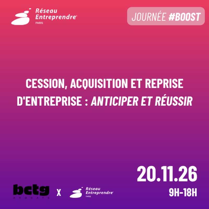 Cover Image for Cession, acquisition et reprise d'entreprise : anticiper et réussir