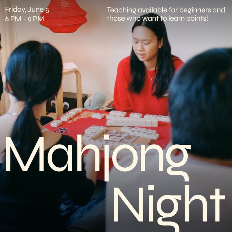 Cover Image for Mahjong Night (Beginner friendly!)