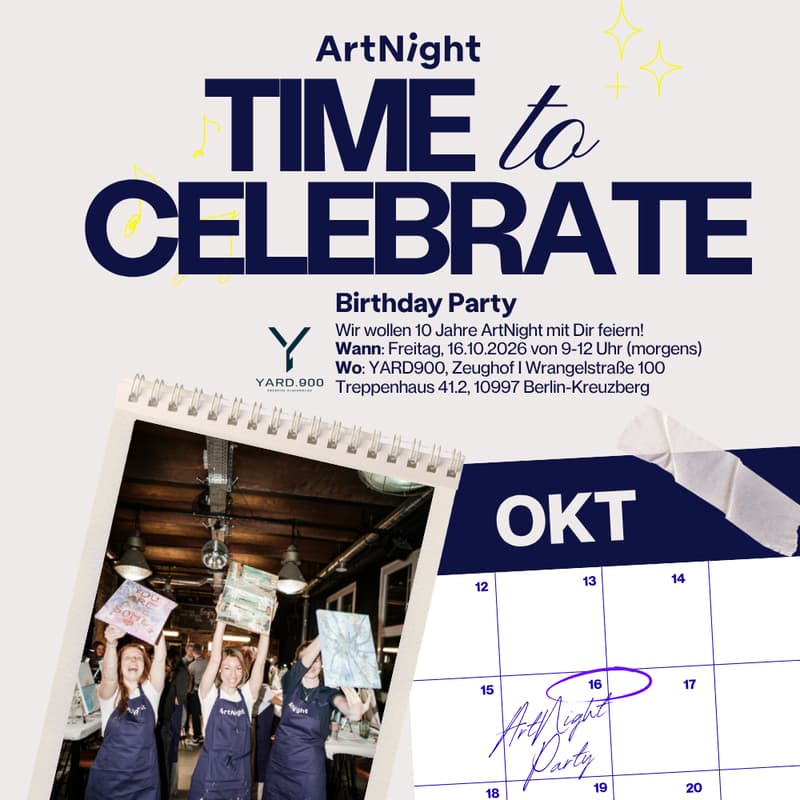 Cover Image for ArtNight Birthday Party