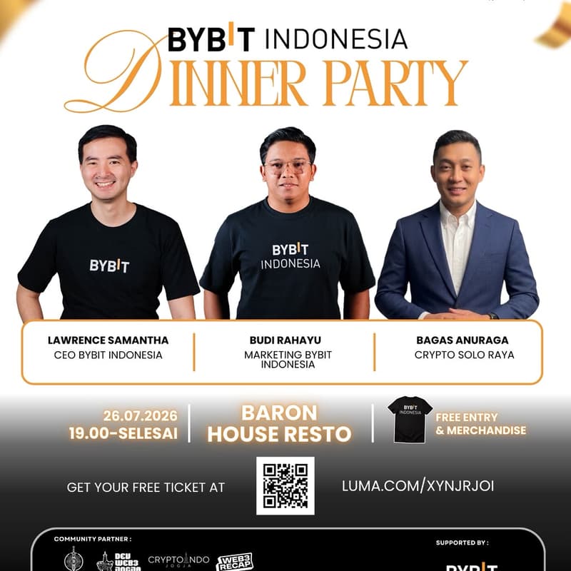 Cover Image for Bybit Indonesia Roadshow Launching Solo Dinner After Party