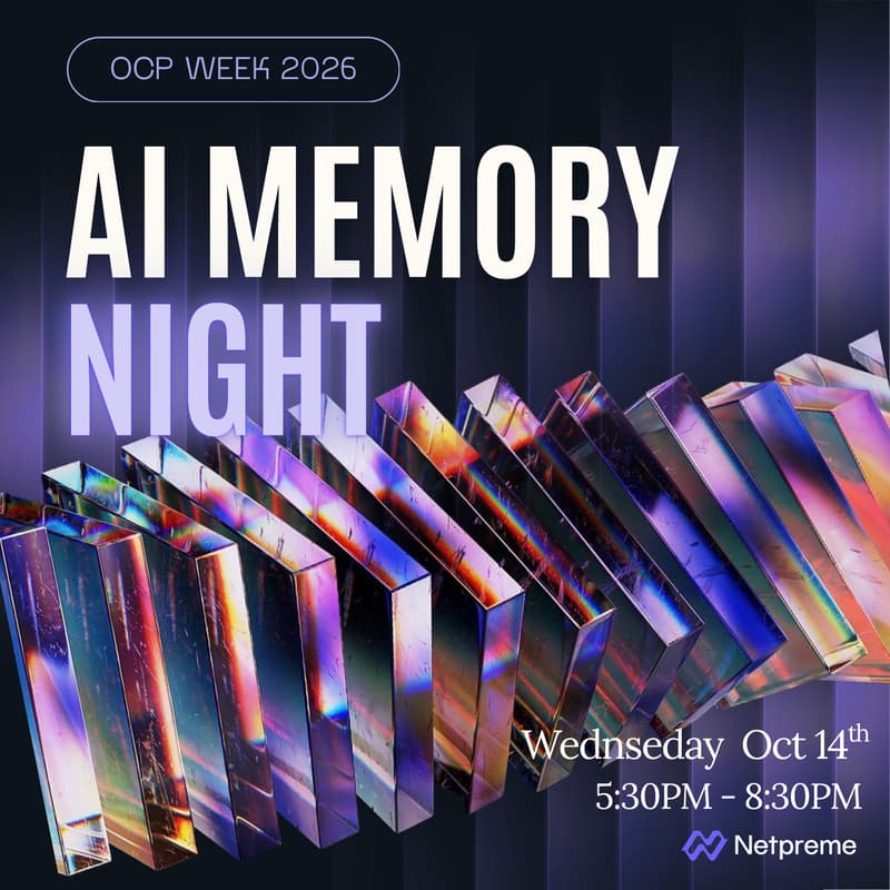 Cover Image for Cracking the Memory Wall for Next-Gen AI Infra @ OCP Global Summit