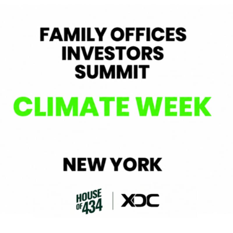 Cover Image for 🇺🇸 Family Offices Investors Summit 🥂🕯Michelin‑Dinner 📍NYC📍Sep 25, 2-5 pm Climate Week🇺🇸