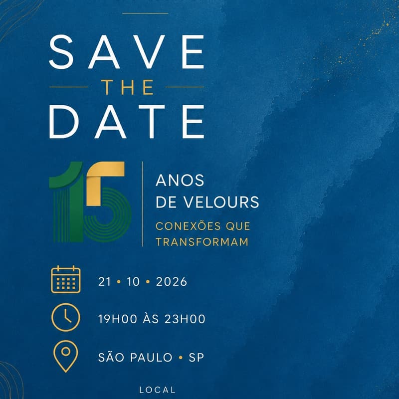 Cover Image for Aniversário de 15 anos da Velours International no Brasil