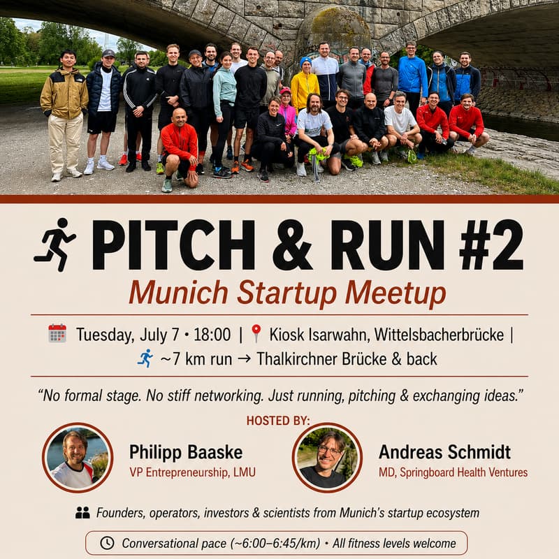 Cover Image for Pitch & Run Munich StartUp Meetup #2