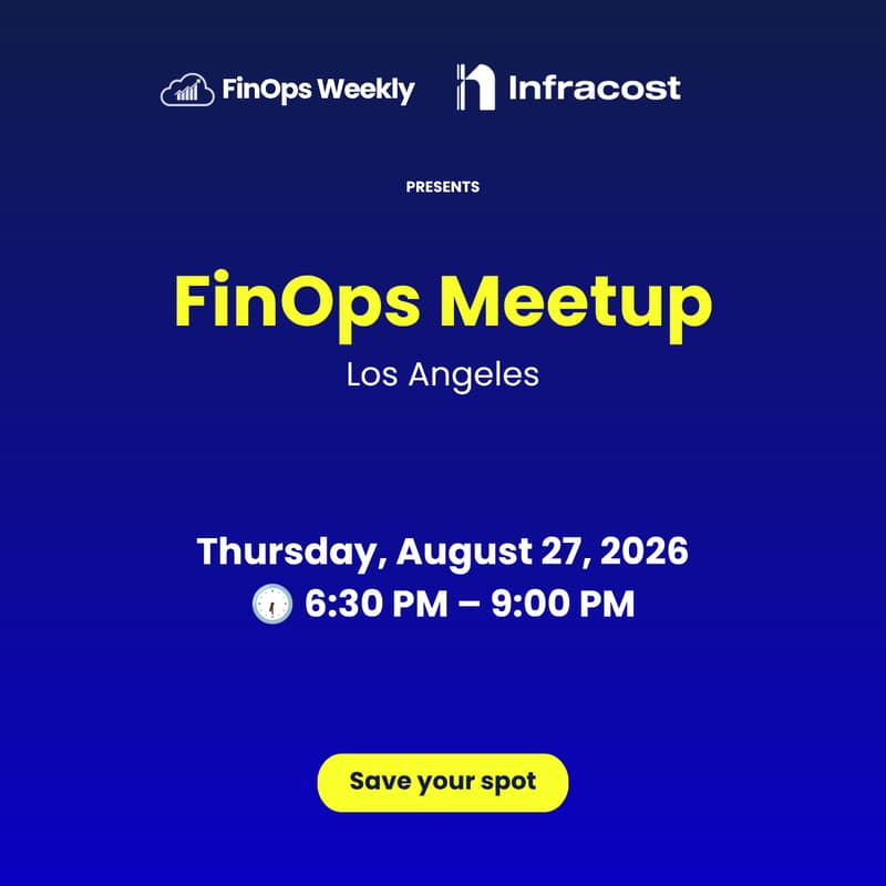 Cover Image for Finops Meetup LA - Infracost
