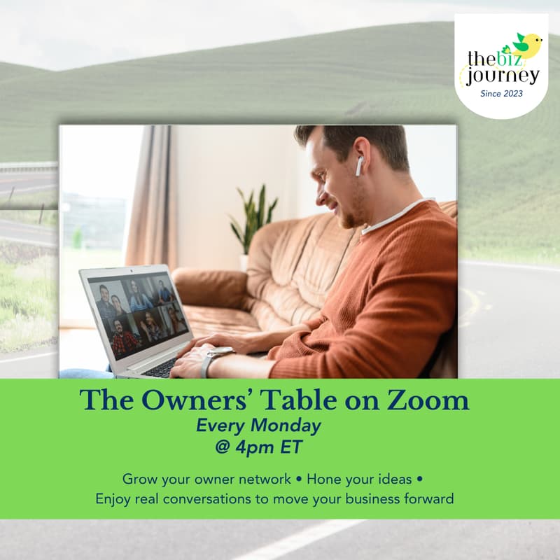Cover Image for Owners' Table on Zoom