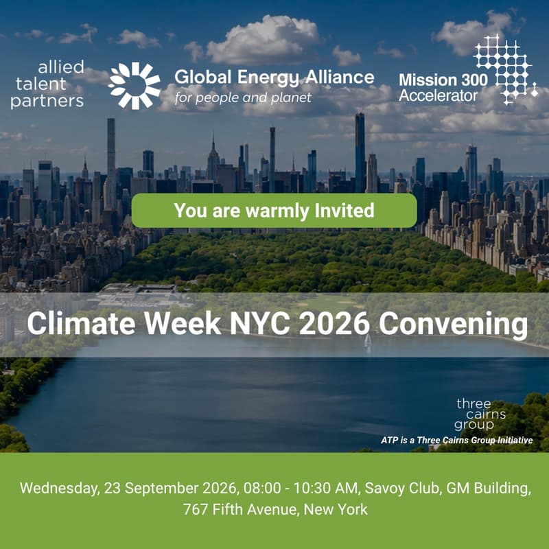 Cover Image for Climate Week NYC 2026 Convening