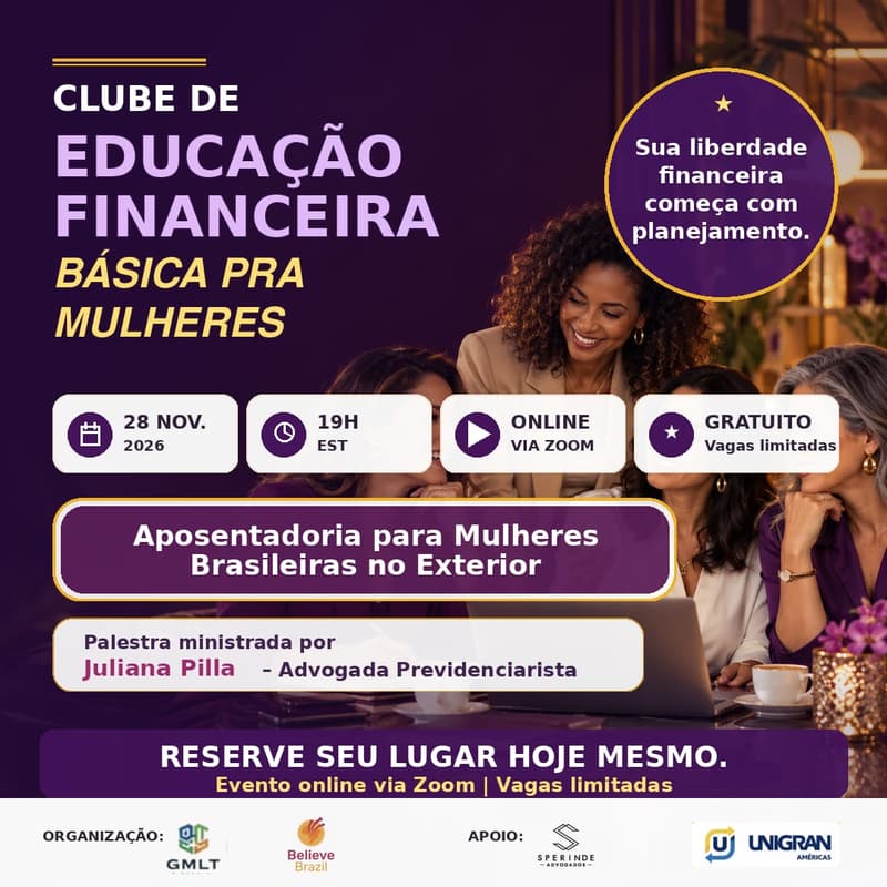 Cover Image for Aposentadoria para Mulheres Brasileiras no Exterior.