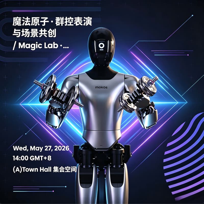 Cover Image for 魔法原子 · 群控表演与场景共创 / Magic Lab · Humanoid Performance & U.S. China Robotics Startup Panel