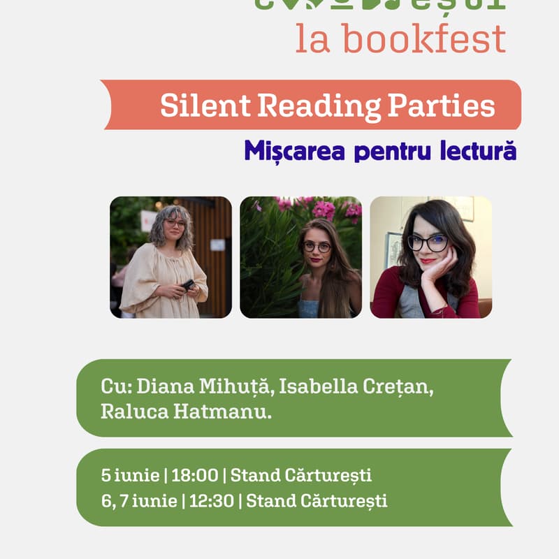 Cover Image for Silent Reading Party | Cărturești la Bookfest_5 iunie