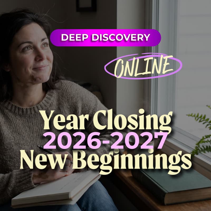 Cover Image for 🌏 Deep Discovery x Year Closing & New Beginnings | ONLINE Workshop