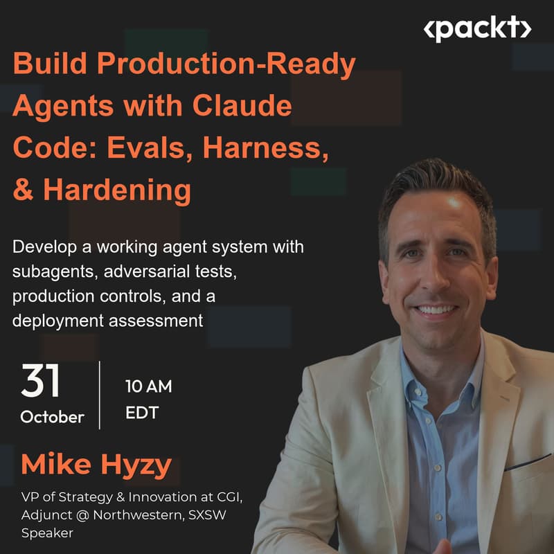 Cover Image for Build Production-Ready Agents with Claude Code: Evals, Harness, & Hardening
