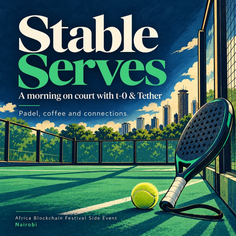 Cover Image for Stable Serves: A morning on court with t-0 & Tether