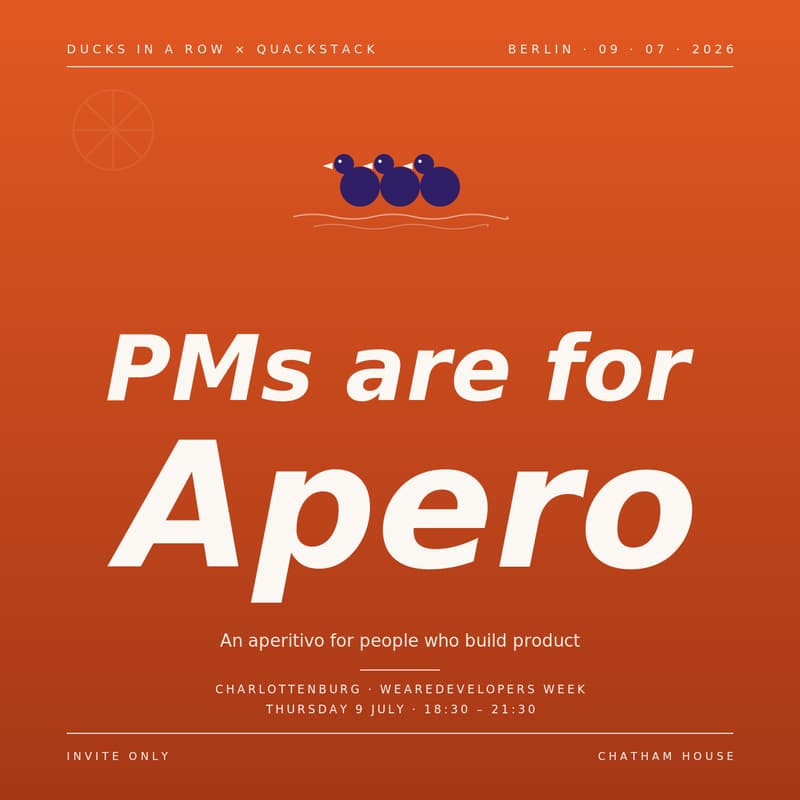 Cover Image for PMs are for Apero
