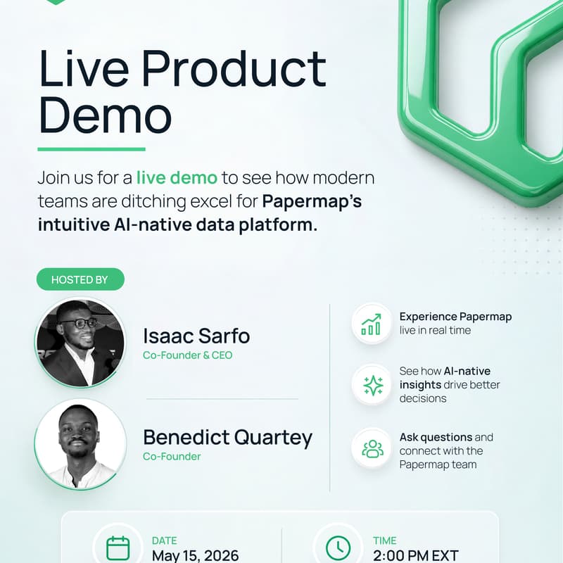 Cover Image for Meeting The Founders Of Papermap - Live Demo with Q&A