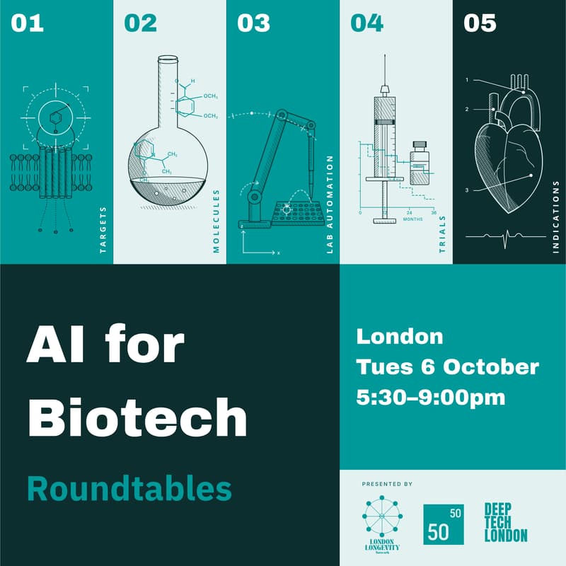 Cover Image for AI for Biotech Roundtables