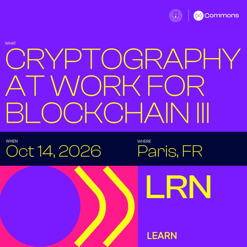 Cover Image for Cryptography at Work for Blockchain III