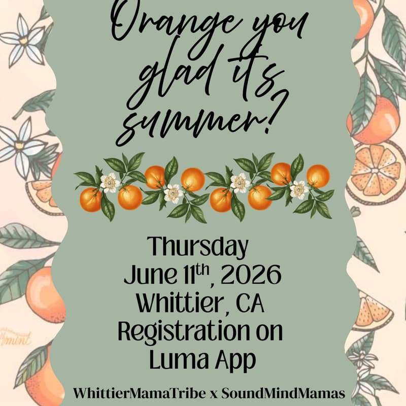 Cover Image for Orange You Glad It’s Summer? 🧡🍊