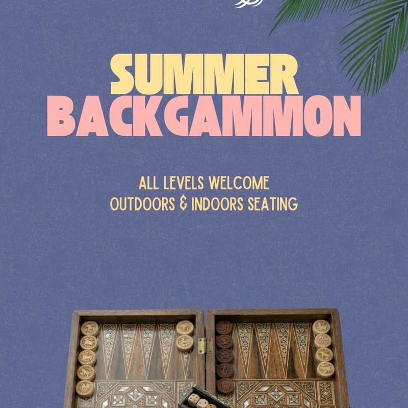 Cover Image for Backgammon Night at Barzakh