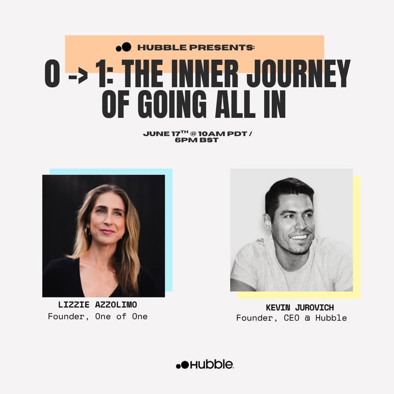 Cover Image for 0–>1: The inner journey of going all in on who you are