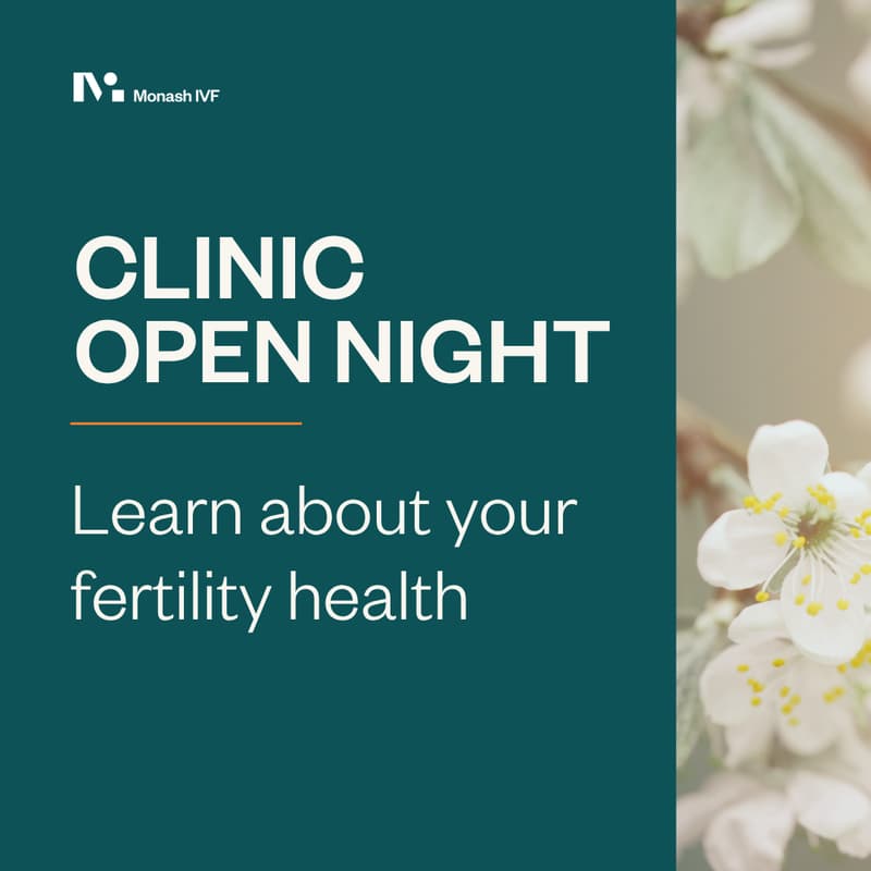 Cover Image for Clinic Open Night & Learn about your Fertility Health | Monash IVF Penrith