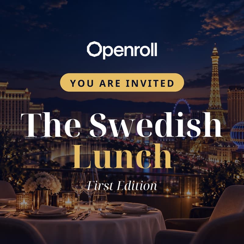 Cover Image for The Swedish Lunch - First Edition by Openroll