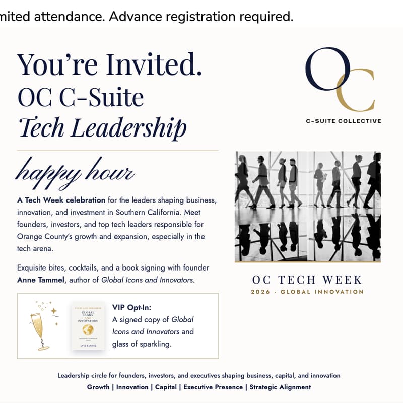 Cover Image for OC C-Suite Tech Week Celebration at the Pendry