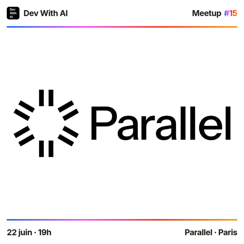 Cover Image for Dev With AI Meetup #15 Edition Healthtech @ Parallel