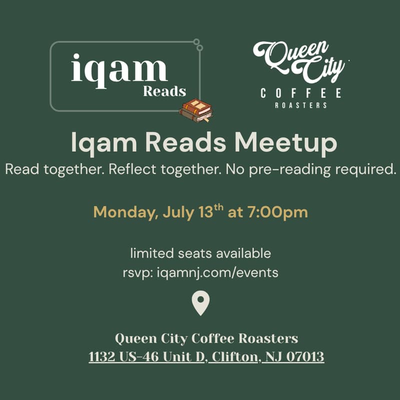 Cover Image for Iqam Reads July 13