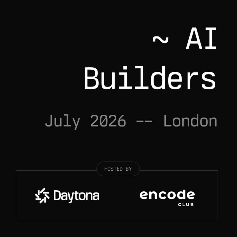 Cover Image for AI Demo Night with Daytona - London, July 2026