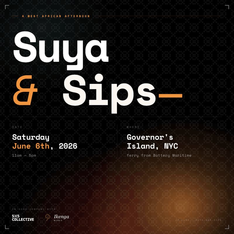 Cover Image for Suya & Sips