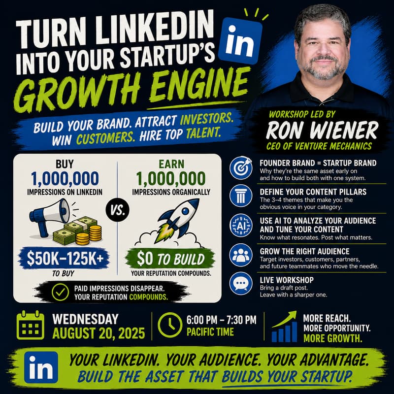 Cover Image for Becoming a LinkedIn Tycoon: Building Your Founder Brand and Your Startup's at the Same Time