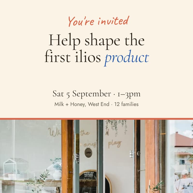 Cover Image for Help Shape the First ilios Product
