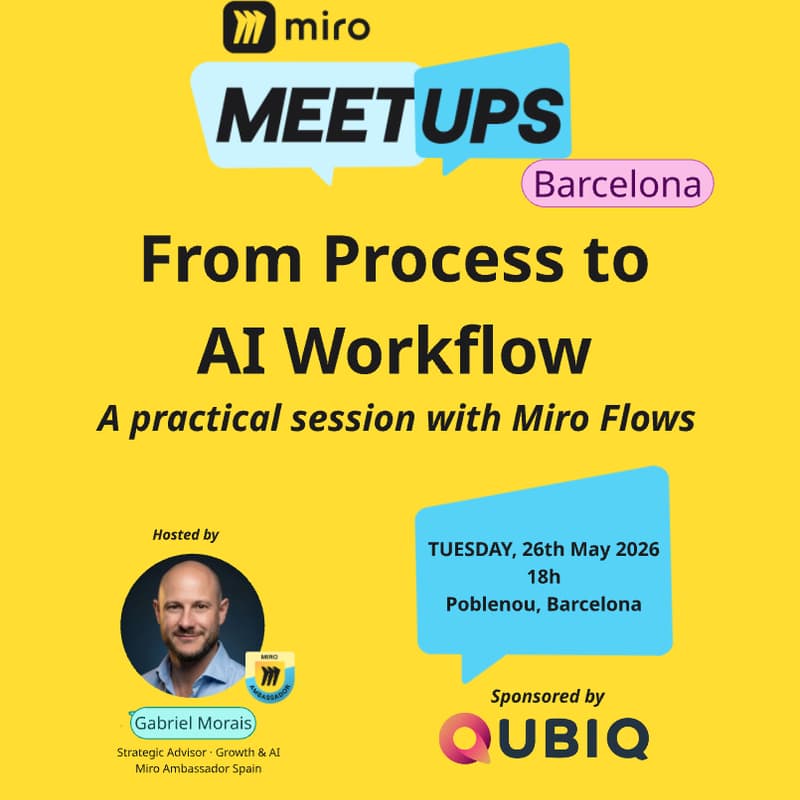 Cover Image for Miro Meetup Barcelona: From Process to AI Workflow