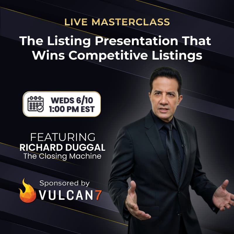 Cover Image for The Listing Presentation That Wins Competitive Listings with Richard Duggal